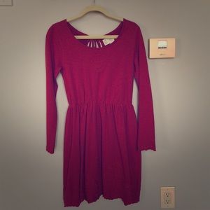 Anthropology Red dress